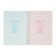 Notebook Gift Book on the comb 80l, line, color block, PVC Cat cover 3D (17.6x13.5cm) 105
