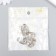 Decor for creativity Metal "Evil on a branch" set 6 pcs silver 1.8x2.9 cm