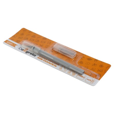 Chancellery knife, "Scalpel" + 5 spare blades-2