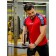 Sports T -shirt male ise, size 48, red color