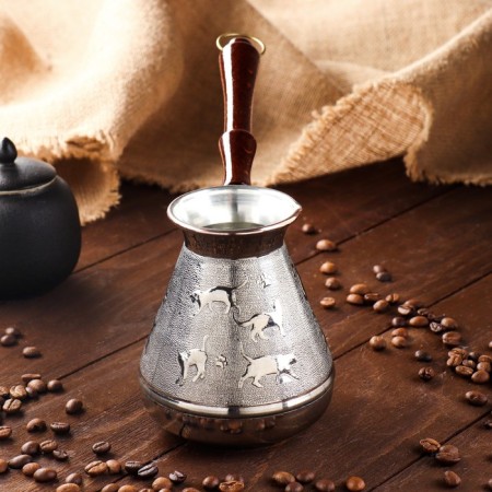 Turk for coffee Copper "cats", 0.5 l-1