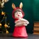 Steam stand "Pipsy Bunny" 14x14x31cm, 0.05 l, mix