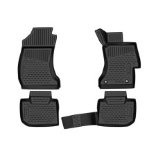 3D mats in the salon for Subaru Levorg (I) 2014- P.R., station wagon, 4 pcs.