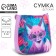 Children's Bag "Magic Cat" from eco-leather, on a strap, 17x12x5 cm