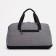 Sports bag with lightning, 3 outer pockets, long belt, gray color