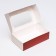 Folding box with a window for marshmallows "Golden Balt", 25 x 15 x 7 cm