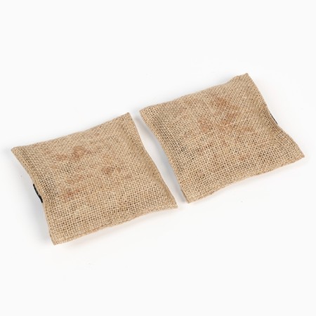A set of jute washcloths with soap 2 pcs "needles and lavender"-4