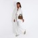Bag Women's Tout with zipper, brown color
