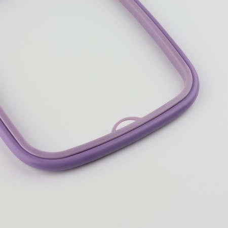Schoolchinders for embroidery, flexible rectangle, 22 × 18 cm, purple color-1