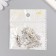 Decor for creativity Metal "Christmas tree with stars" silver 2.7x1.4 cm