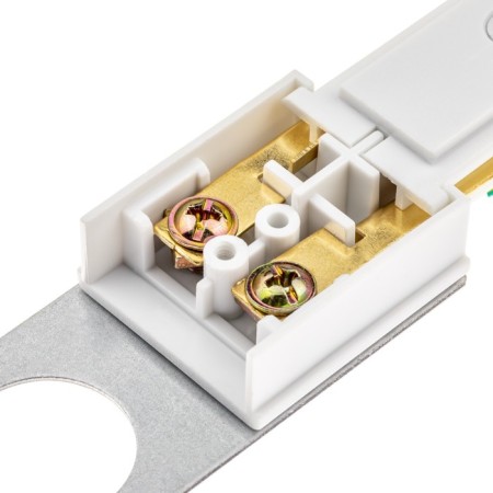 Power connector for the busbar, straight, artline, plastic/copper, white, 59755 5, ritter-4