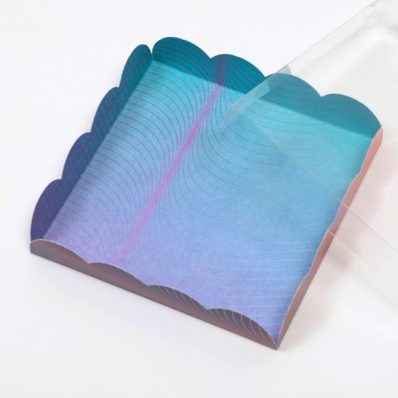 Box for cookies, "gradient 02", 15 x 15 x 3 cm-2