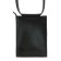 Bag women, genuine leather, black 20x4x15 cm