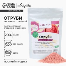 Schools of oatmeal with beetle, contributes to the weight loss and relief of digestion, without sugar, 200 g.