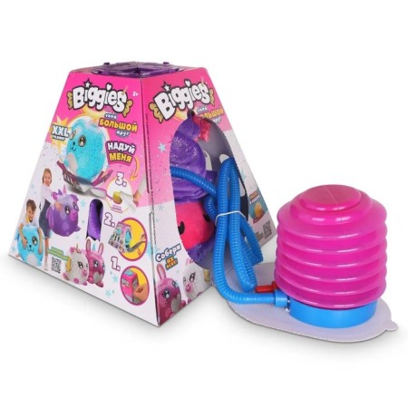 Inflatable animal-shara "unicorn" with an element of a surprise, with a pump-2