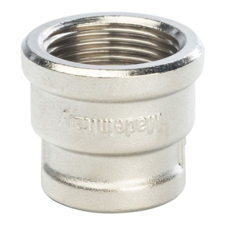The coupling Stout SFT-0006-003412, 3/4 "x 1/2", internal thread, transition, nickel. brass-1