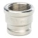 The coupling Stout SFT-0006-003412, 3/4 "x 1/2", internal thread, transition, nickel. brass