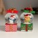 Souvenir Polystone Water Ball "New Year's character in the gift" MIX 4.5x4.5x7.3 cm
