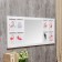 Photo frame plastic in 8 photos 10x15 cm+mirror 29.5x30 cm "Style" White 34.5x74 cm