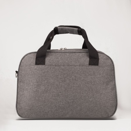 Road bag with lightning, external pocket, long belt, gray color-1