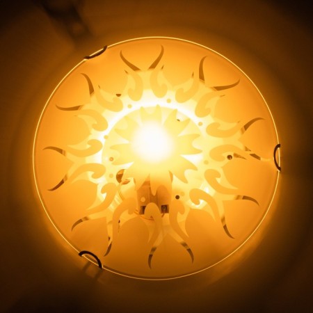The lamp is wall-flowing "flame" 1x60W E27 d.25cm.-2