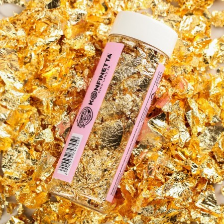 Gold of food confectionery, for desserts and creativity Konfinetta, 2 g.-2