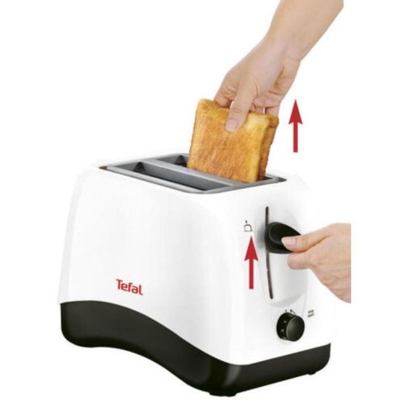 Toster Tefal TT130130, 870 W, 2 toasts, 7 modes, white-1