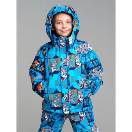 Winter kit for the boy PlayTode: jacket and semi -combineson, height 122 cm-3