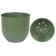 Kashpo Alpha with a tab, 1.4 liters, green color