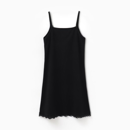 Night shirt female, black color, size 50-6