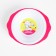 A set of children's dishes "I love delicious", a plate on a suction cup 250ml, fork, spoon