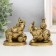 NECKE Polystone set 2 pcs "Elephants with a jug and ball" 6.2x7x7.5 cm