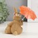 Polystone souvenir "Cute bunnies under an umbrella" 12x9.5x14.5 cm