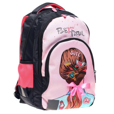 Youth backpack, 44 x 30 x 17 cm, ergonomic back, calligrata p "Girl"-6