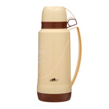 Thermos 1.8 l, with a glass flask, retains heat 12 hours, beige