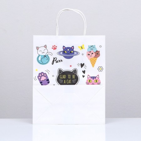 Crafts "Cats", 22 x 12 x 27 cm, twisted pen, 1 pc-1