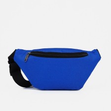 Lightning waist bag, outer pocket, blue color