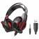 Hoco W102 headphones, game, full -size, microphone, USB, 3.5mm, 2 m, red