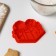 Cooking form "gift box", cutting, stamp, red color
