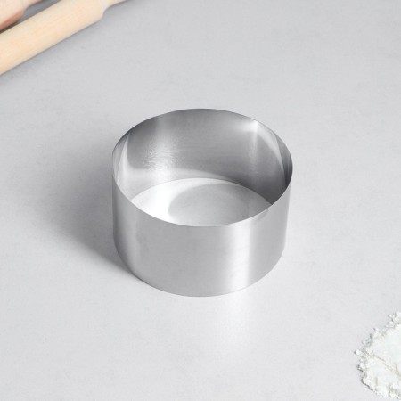 A set of baking forms and calculation "Circle", D-30, H-8.5 cm, 4 pcs-5
