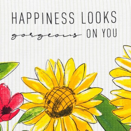 Towel kitchen shade Happiness look 35x60 cm, 100% cotton, 160g/m2-2