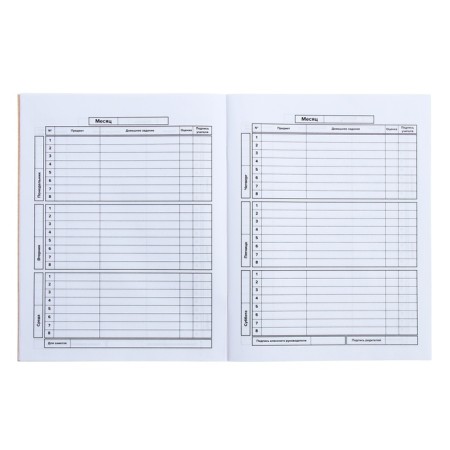 Universal Diary Grade 1-11, 48 sheets "Dancer", soft cover, selective UV-lame, matte lamination-7