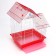 Poultry cell is equipped BD-2/5H, 34 x 27 x 47 cm, red