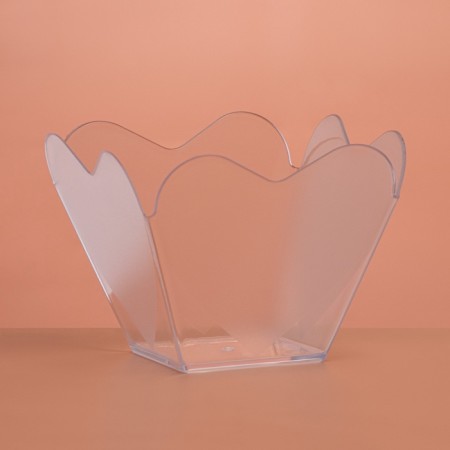 The form of plastic disposable for the cordial buffet, transparent, 40 pcs/units.-1