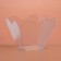 The form of plastic disposable for the cordial buffet, transparent, 40 pcs/units.
