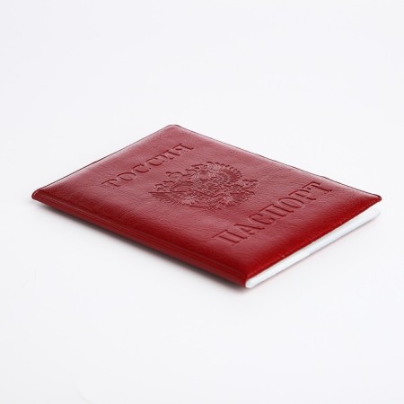 Cover for passport, red color-2
