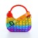 Bag's bag with lightning, colorful color
