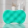 Body sponge with a massage layer "eight", 14.5 × 8 × 4 cm, color mix
