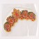 Thermalrotransfer "Pattern with the Red Contour", a set of 10 pcs.
