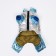 Kombinson "Shine", size 14 (DS 32 cm, OG 42 cm, Osh 31 cm), silver-blue
